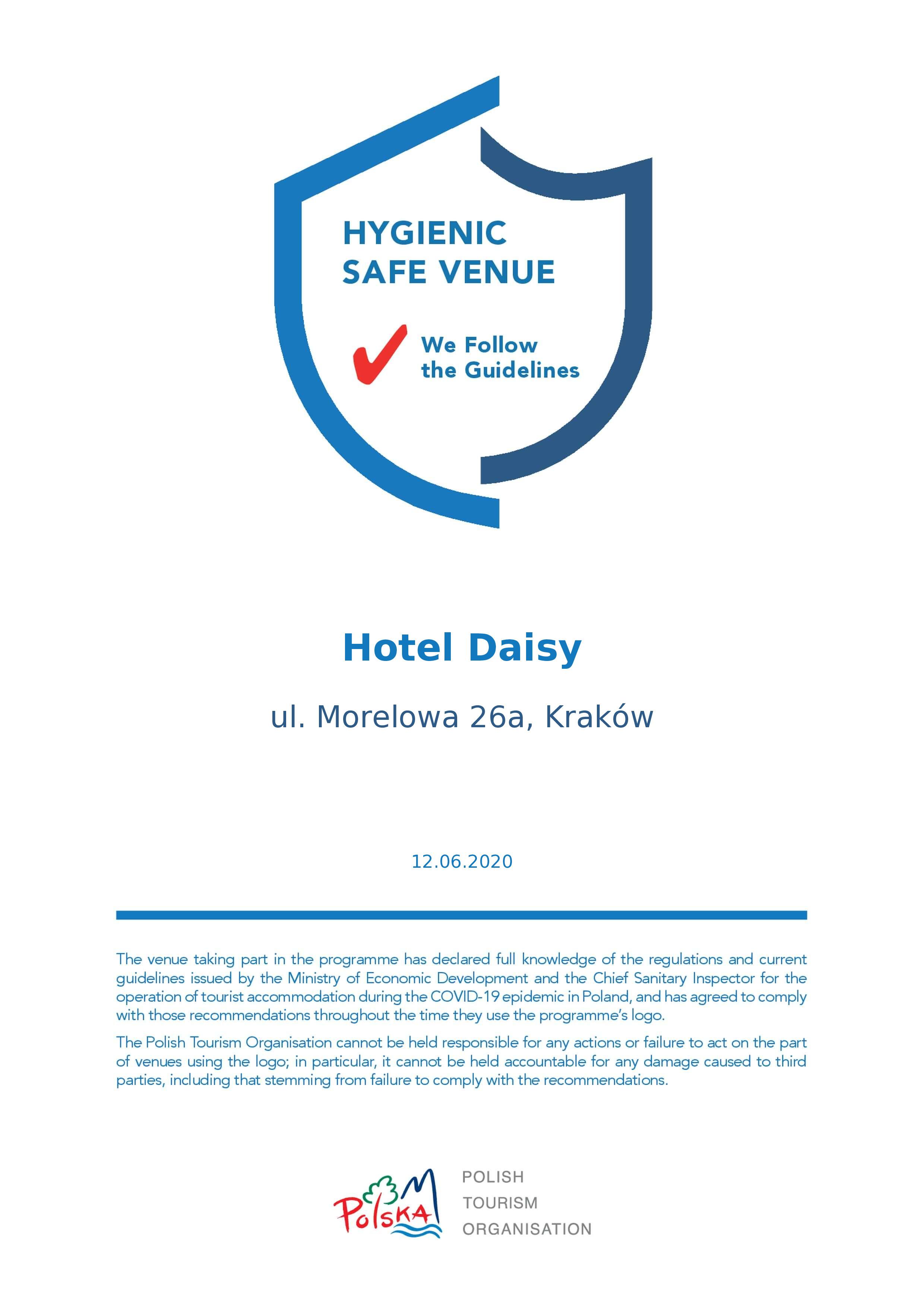 Hotel Daisy Superior Krakov Exteriér fotografie